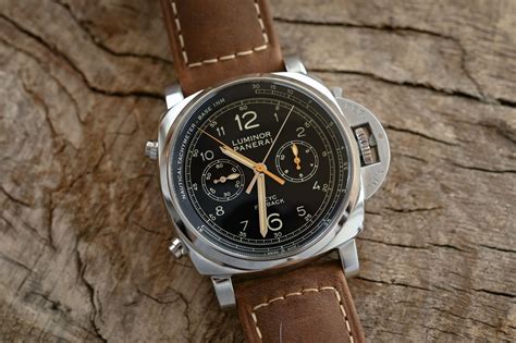 vintage panerai chronograph|panerai luminor chronograph price.